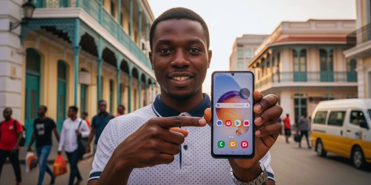 O Galaxy A15 foi lançado com Android 14